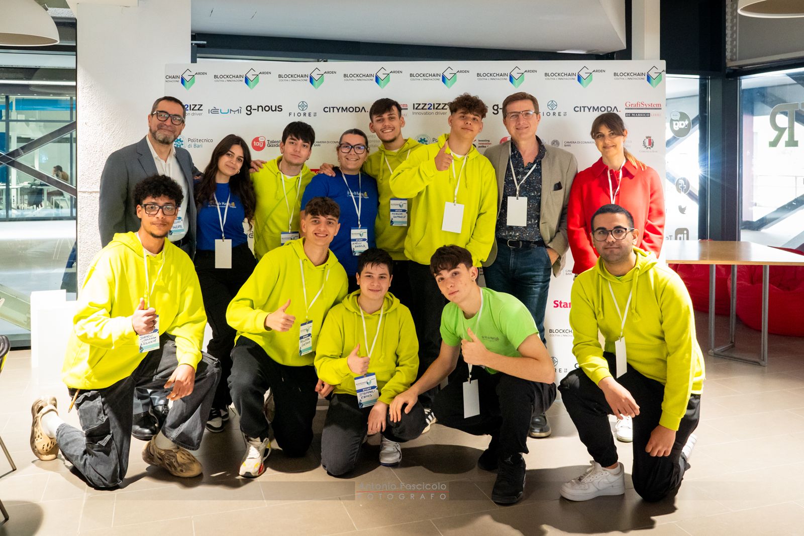 Blockchain Garden 2024: lo staff e i volontari dell'evento