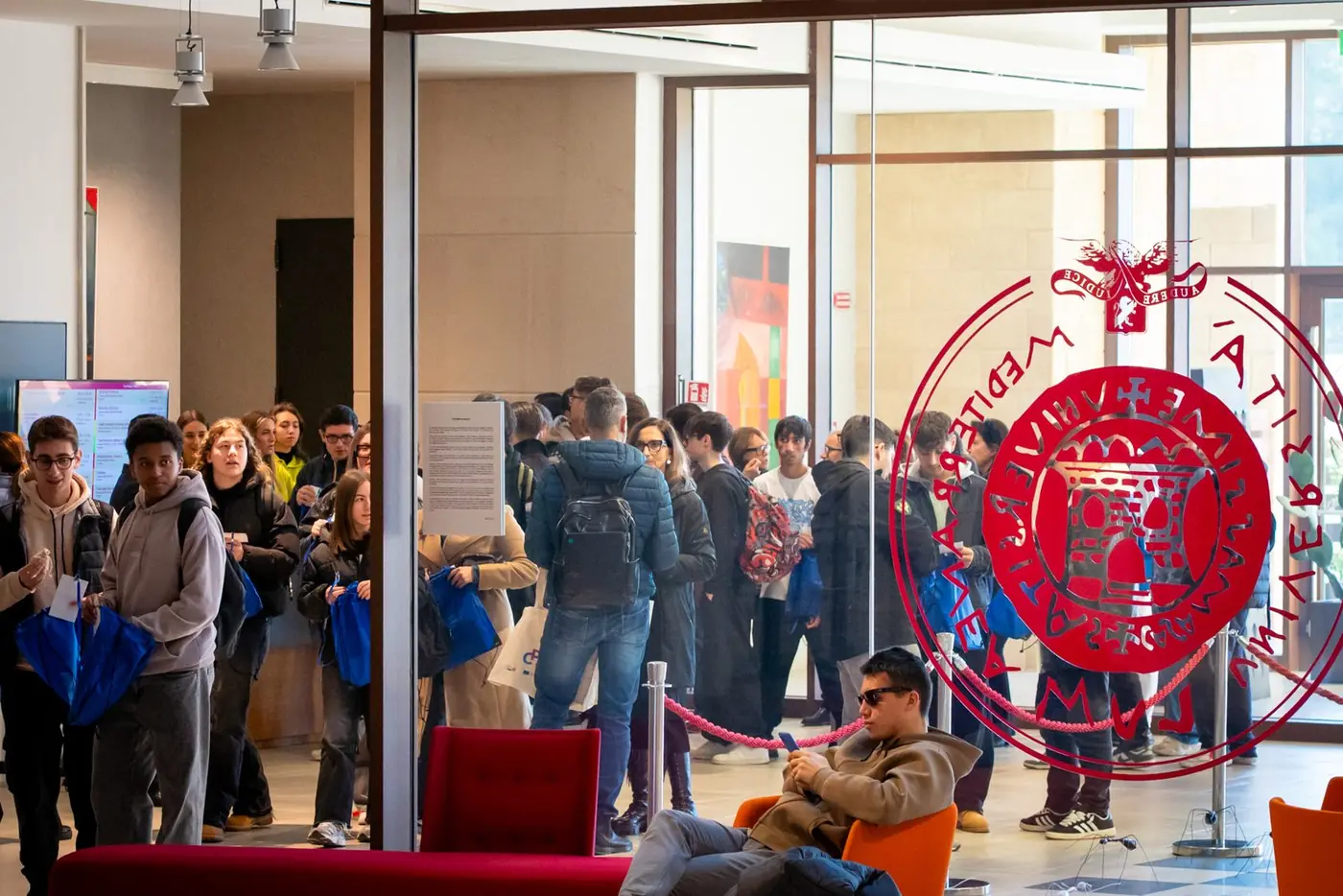 La registrazione all'ingresso della LUM